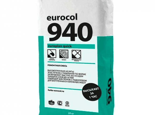 Ремонтная смесь Forbo Eurocol Europlan Quick 25 кг